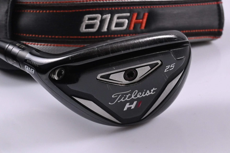 Left Hand Titleist 816 H1 #5 Hybrid / 25 Degree / Stiff Flex Diamana S+ Blue 70 - Image 2 of 4