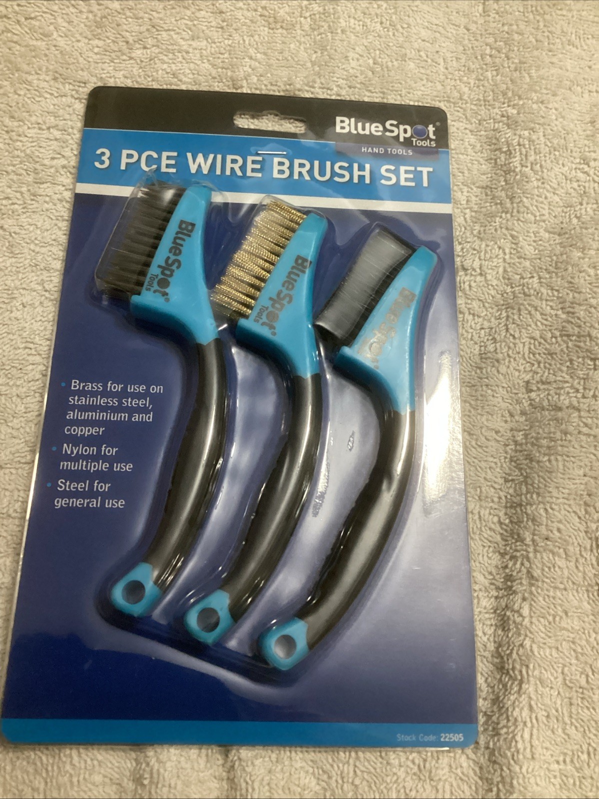 Bluespot 3 Pce Wire Brush Set