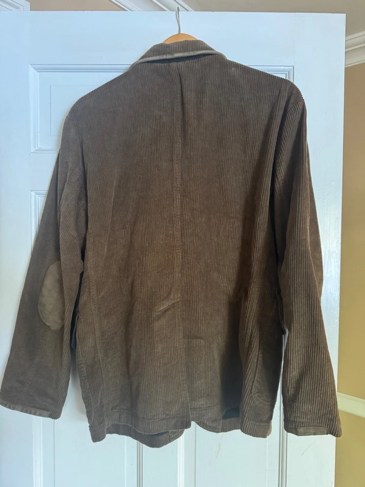 Abrigo deportivo de pana marrón grande con etiquetas RRL mercado japonés G1N con etiquetas Foto 2 de 4