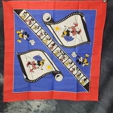 The Walt Disney Scarf Mickey Minnie Movie Strip J.A. Woronowicz