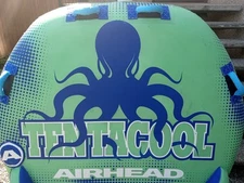 WOW Summertime 2 Person Ultra Soft Top Deck Tube Water Towable Tube NIB