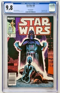 Star Wars #80 CLASSIC VADER 1984 Scarce NEWSSTAND EDITION NM CGC 9.8 🔥