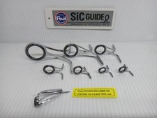 Juego de guía de caña de pescar giratoria 7+1 Fuji Tackle SIC CHVSG CSVSG 7 pies-8 pies punta 8