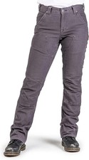 Dovetail Workwear Britt Utility Cargo Pants for Women, Grey Canvas - 16 Long