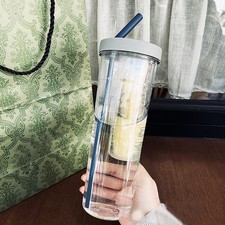(Früchtetee Isolierte Tasse Blau 700ML) Reise-Wasserflasche Langlebig