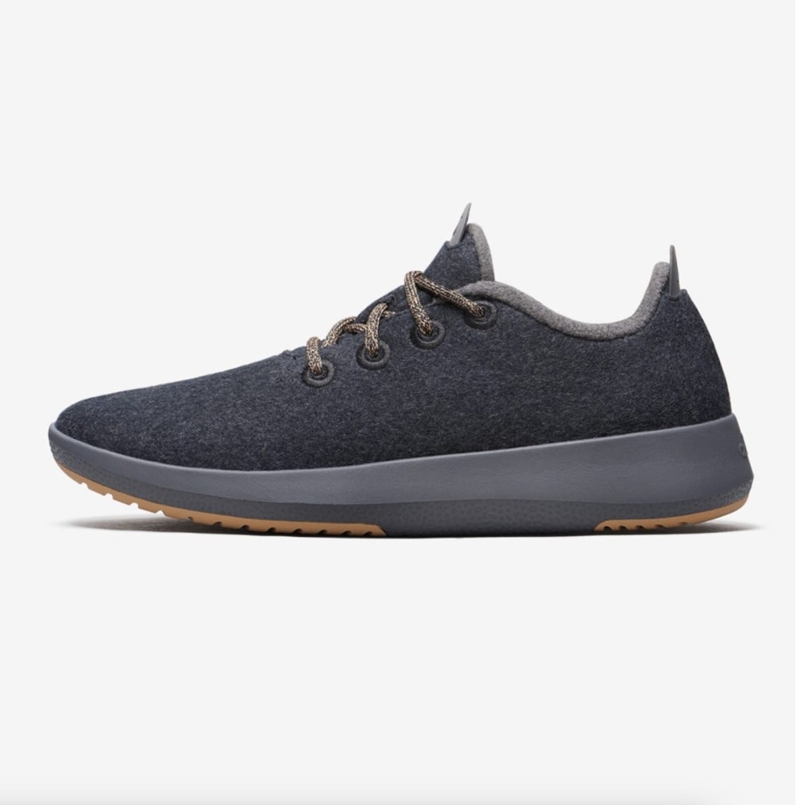 SAOLA Allbirds Wool Runners Mizzles edizione limitata suola asfalto sabbia nera taglia 10