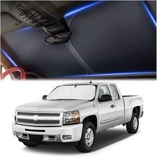 XL Car Windshield Sunshade 240T UV Heat Blocker Foldable Sun Shade Aokdom 