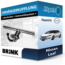 BRINK Anhängekupplung abnehmbar passend für Nissan Leaf 11.2010-12.2017 neu