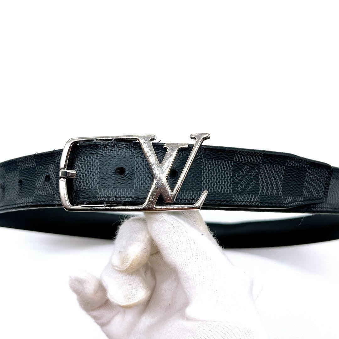 Authentic Louis Vuitton M6057 Damier Total Length 110cm Belt