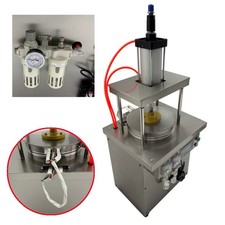 13.7" Pneumatic Corn Tortilla Machine 110V 5KW Press+Heating Machine