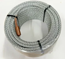 Water Service Line Slitter Puller Trenchless Pipe Replacement Cable 5/16”x 125’