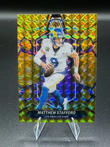 2024 Panini Mosaic - Matthew Stafford #127 Reactive Yellow Prizm