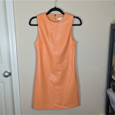 House of Harlow 1960 Vegan Faux Leather Retro go-go Dress Size XS | eBay
