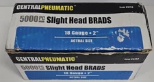 Central Pneumatic 18 Gauge 2" Slight Head Brads 5000pc