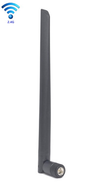 2400MHz 6dBi Antenna SMA-J(Male)/20cm/90° foldable/Black e.g. Wi-Fi / Bluetooth