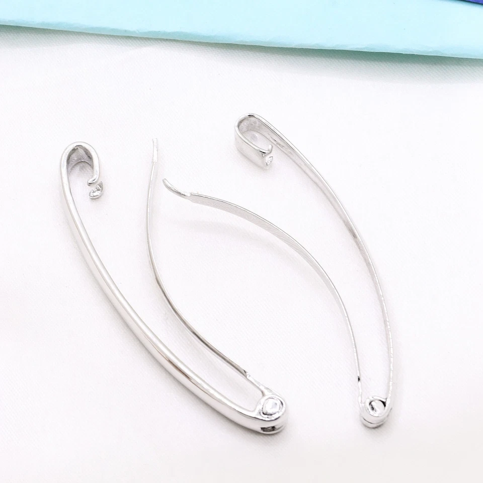 Spilla In Argento Sterling 925 Fatta A Mano Per Festa Gioiello Regalo Per Lei - Immagine 4 di 4