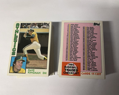 1984 Topps Traded Singles You Pick