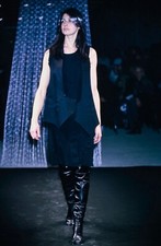 Martin Margiela 0 Artisanal Black Dress – Fall 2002 Runway size S