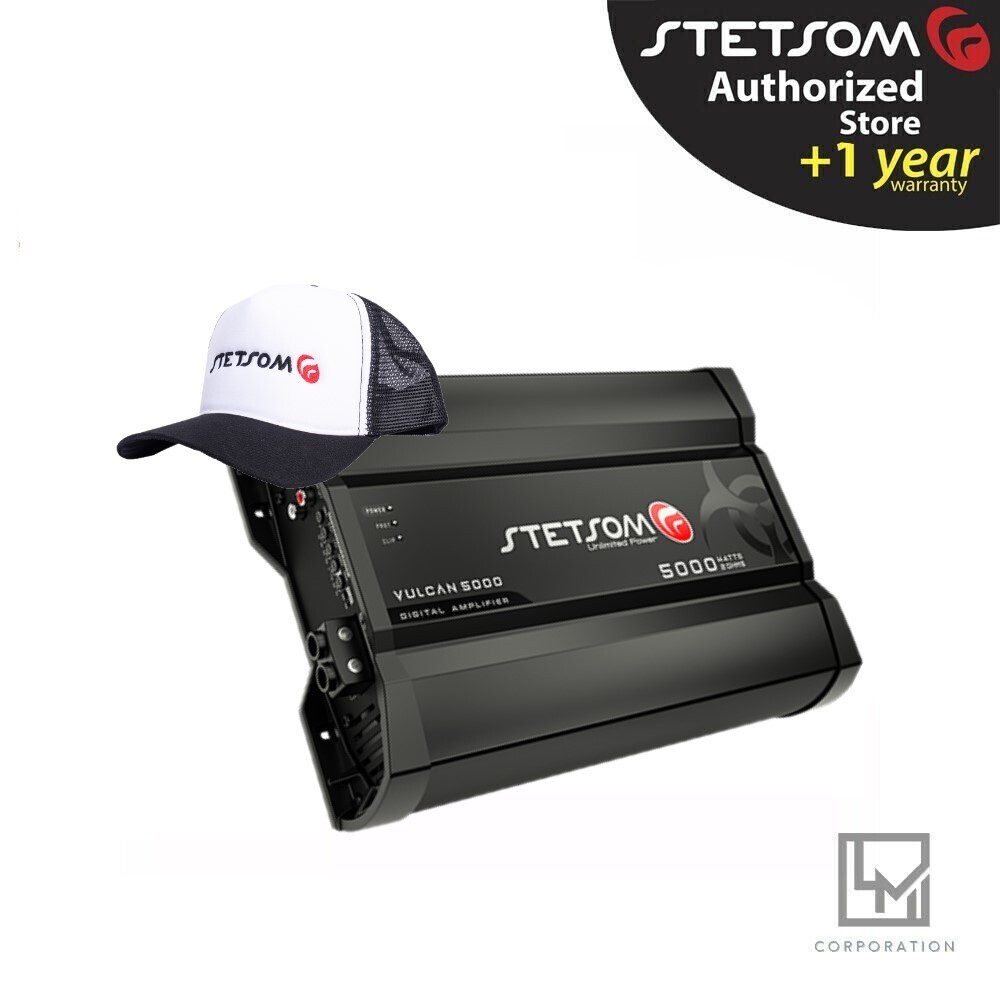 Stetsom Vulcan 5000 2 Ohms Digital Amplifier Car Audio vulcan5000