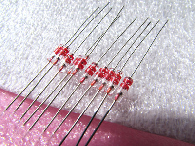 D9B USSR Germanium Detector Glass Diode 10V 40ma 100KHz (10pcs) Ships NOW U.S.A.