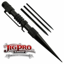 Knotters Tool II ~ Black ~ Marlin Spike for Paracord, Leather, & Other 