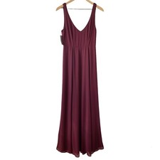 Show Me Your Mumu Jenn Maxi Dress NWT | Merlot Chiffon | Size Small