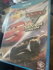 Cars 3: Driven to Win Nintendo Wii U Brand New Sealed - Fast Free Shipping