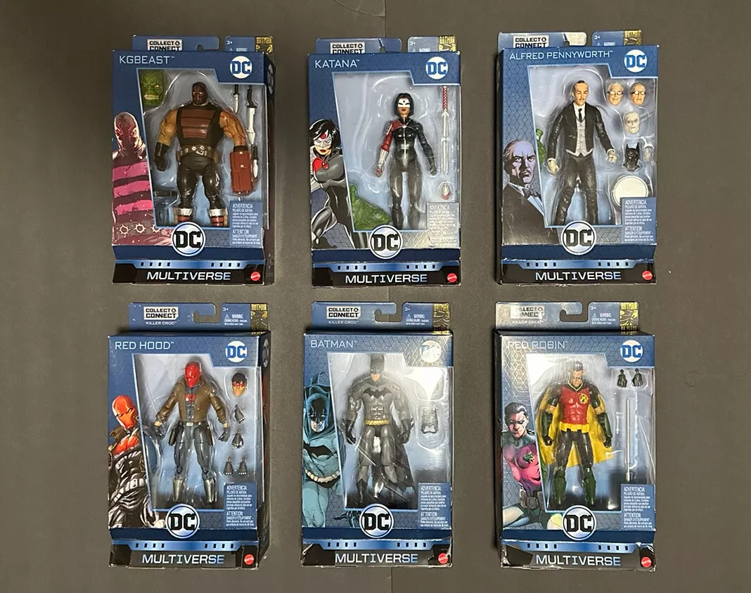 DC Multiverse Collect Connect Killer Croc BAF Complete Set 6