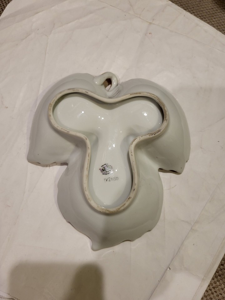 Napco China Vintage Candy Dish Floral With Gold Rim eBay