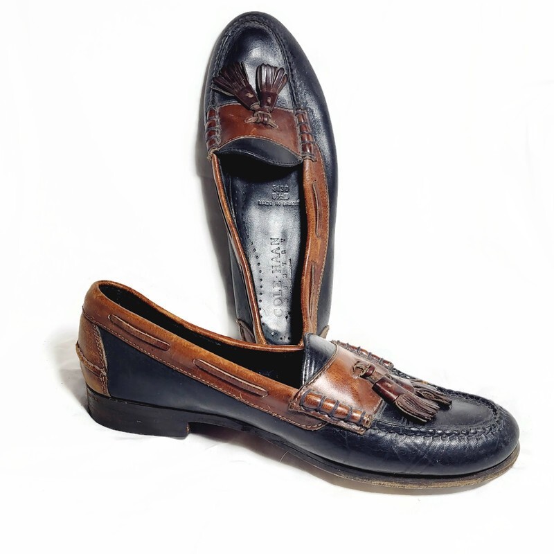 Cole Haan Country Shoes Loafers SlipOn 2Tone Leathe… Gem