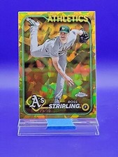 Ross Stripling 2024 Topps Chrome Sapphire Edition Gold SSP 25/50 🔥 A's