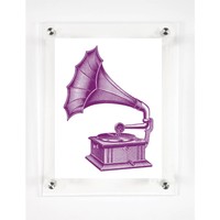 Mitchell Black Phonograph Decorative Framed Wall Canvas Violet (12x15) on sale Mitchell Black Phonograph Decorative Framed Wall Canvas Violet (12x15) on sale