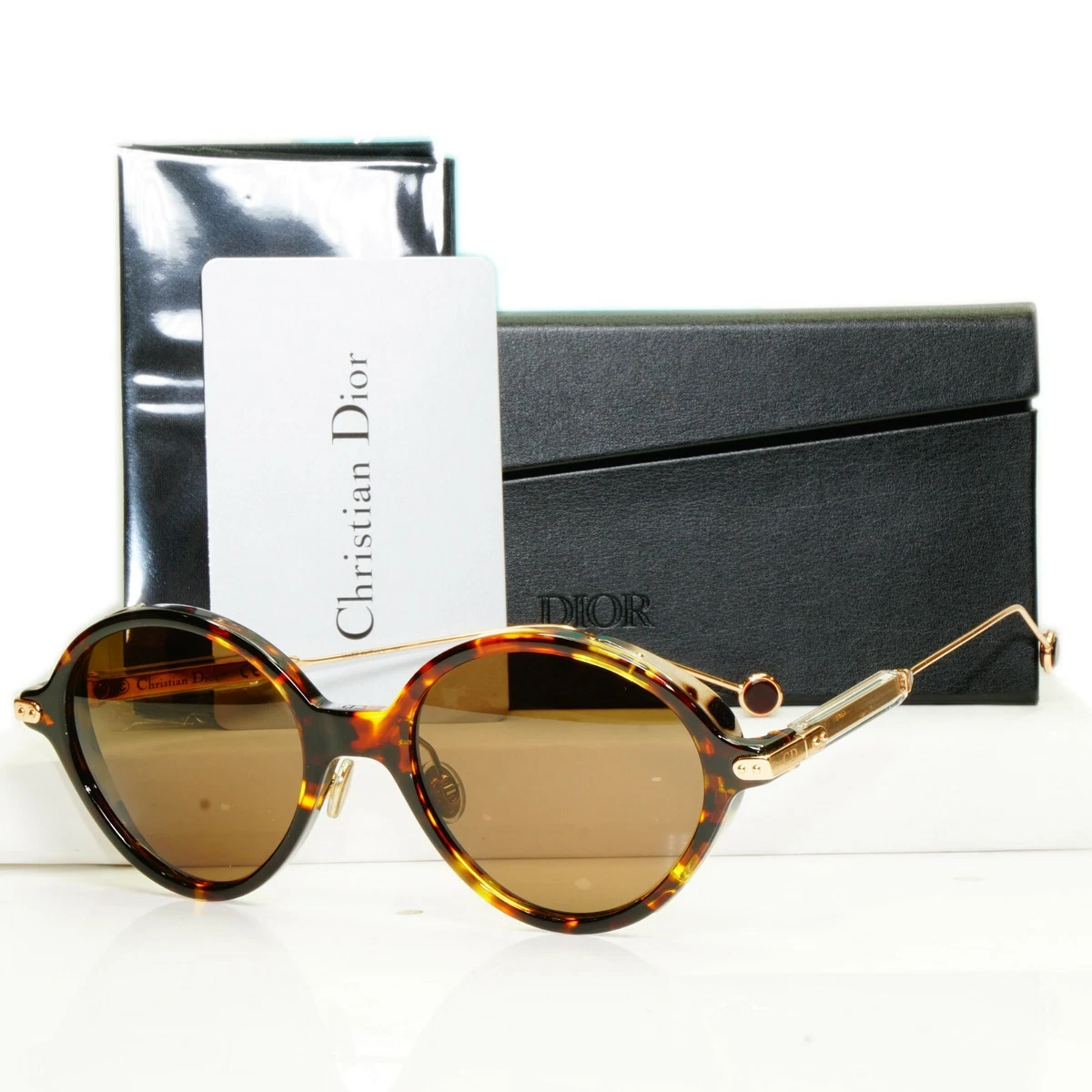 CHRISTIAN DIOR UMBRAGE Mirrored Foliage Round Sunglasses Resortwear 52mm Dior Umbrage Women main image 2