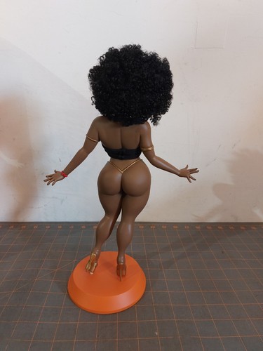Figura de chocolate de vinilo Mamegyorai Limited Spencer Davis Booty Babe 12" - Imagen 5 de 6