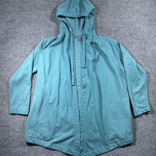 Eddie Bauer Long Sleeve Open Hoodie Shacket Gorpcore Hiking Nature Outdoor