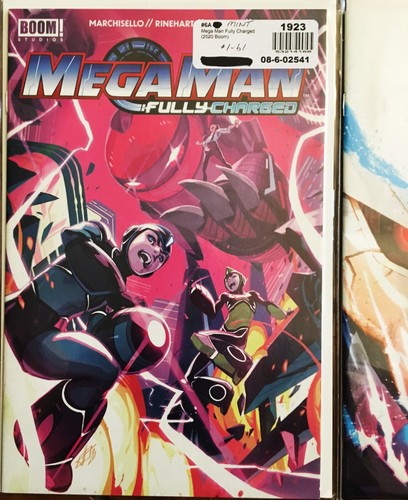LOT 650: MEGA MAN FULLY CHARGED COMIC BOOKS #6 A C 2020 Bagged Boarded NEW - Picture 2 of 4