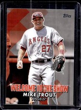 2022 Topps #WTTS-2 Mike Trout Welcome to the Show Gold #/75
