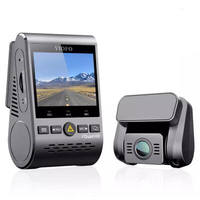 Viofo A129 Plus Duo Dash Cam 2 Channel Front & Rear GPS WIFI HD Camera 2'' LCD