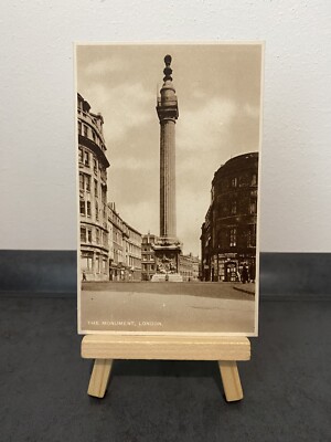 Vintage Postcard The Monument, London, Monument, City, W. Straker's Series