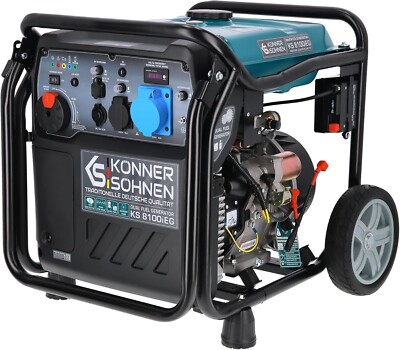 Könner & Söhnen KS 8100iEG Inverter Generator 8,0 kW Dual Fuel E-Start 230V