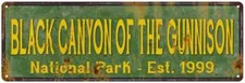 Black Canyon Of The Gunnison National Park Rustic Metal Sign 106180057059
