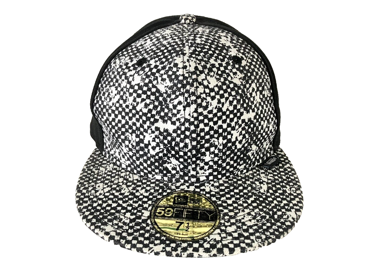 VANS OFF THE WALL x NEW ERA Black/White BASEBALL HAT Skate/Surf