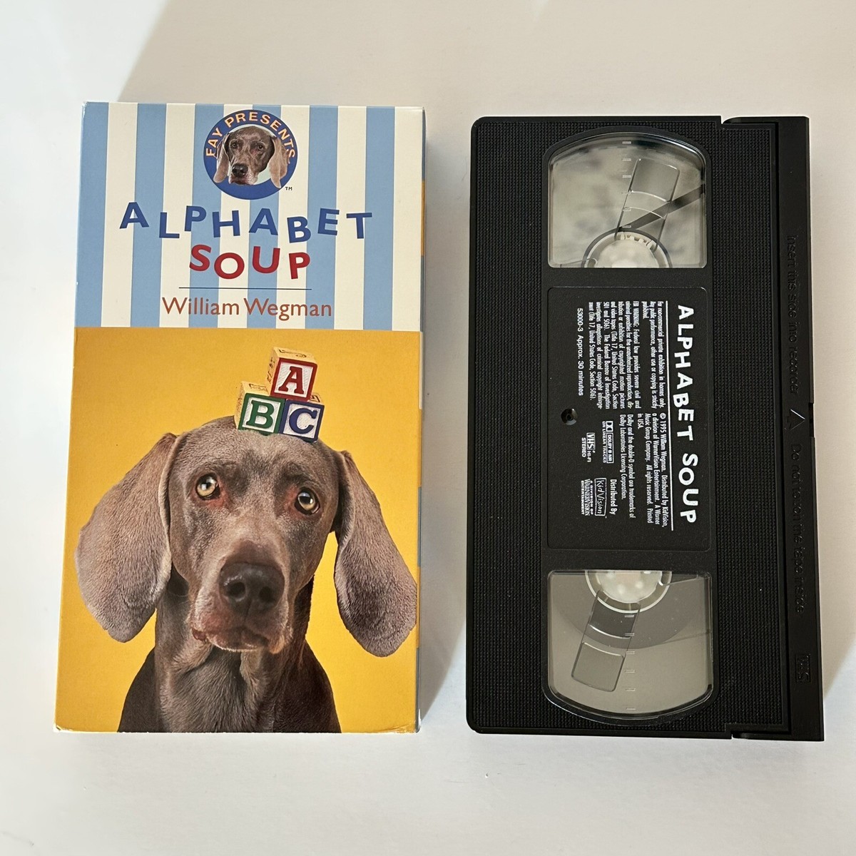 Alphabet Soup by William Wegman (VHS, 1995, KidVision