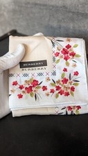 Vintage Burberry Scarf Handkerchief Pocket Square Vintage Scarf Floral