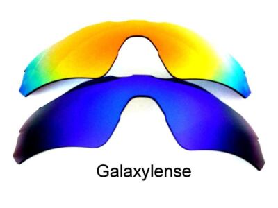 Galaxylense Ersatzgläser Für Oakley Radar EV Path Blau Rot Polarisiert 2 Paar