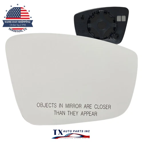 For 13-17 VOLKSWAGEN PASSAT Passenger Side Mirror Glass with Backing Non-Heated