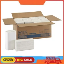Pacific Blue Select Multifold Paper Towels, White, 125 Sheets/Pack,16 Packs/Case
