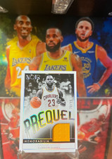 2023-24 Panini Noir LeBron James #PM-LBJ Prequel Memorabilia GU Jersey Patch /99