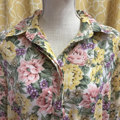 90s Alfred Dunner floral blouse - Bild 2 von 6