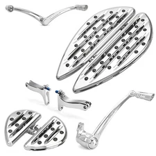 For Harley Floorboards shifter pegs foot boards touring Road Street glide 14 up